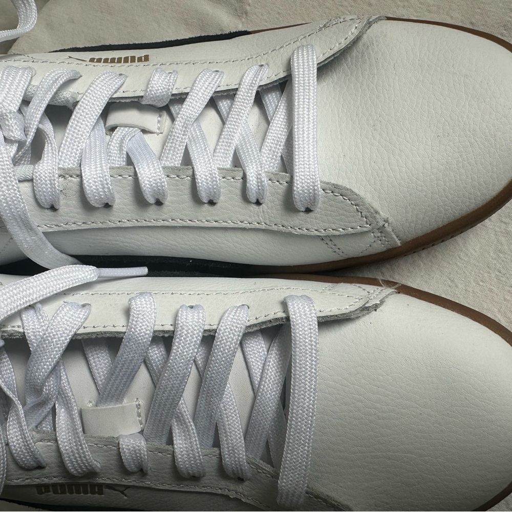 Puma Vikky Platform White Black Gum Women's Sneaker - Picture 9 of 10
